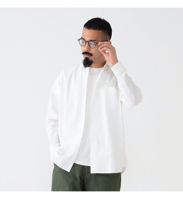BEAMS PLUS「BEAMS PLUS / REG Collar 120/3 Broad Classic Fit」|シャツ・ブラウス|