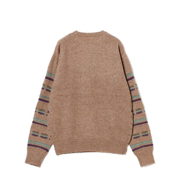 BEAMS PLUS「Crew Jacquard Stripe」|ニット・セーター|