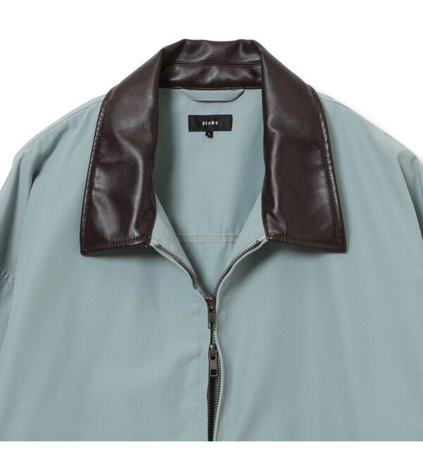 BEAMS「B.LEATHER_COLLAR」|ブルゾン・スタジャン|