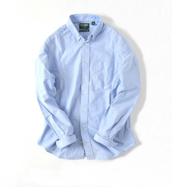 SHIPS「GITMAN VINTAGE: オックスフォード ボタンダウン シャツ」|シャツ・ブラウス|ライトブルー