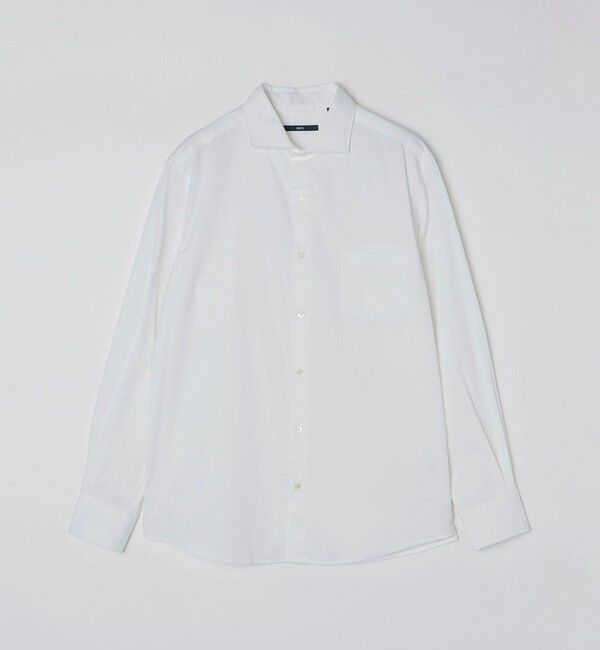 SHIPS「SHIPS:〈接触冷感〉 セミワイドカラー アイスコットン ロングスリーブ シャツ」|シャツ・ブラウス|