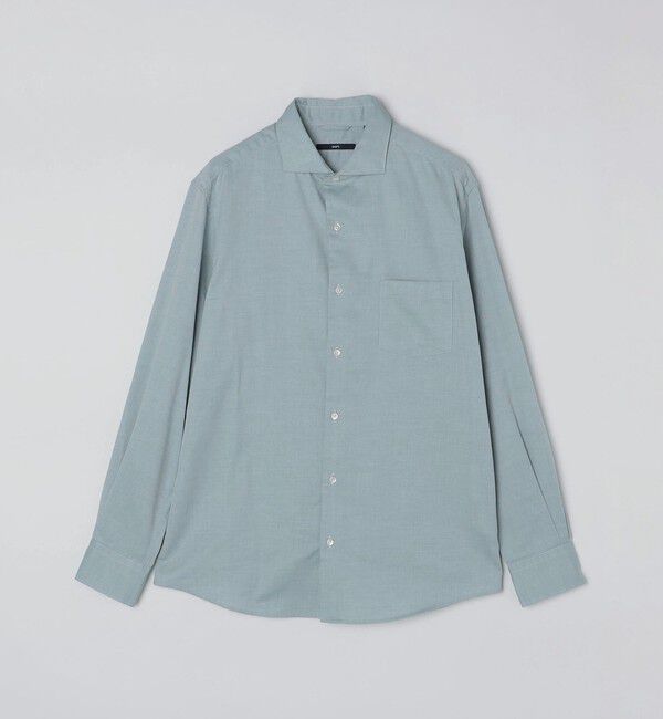 SHIPS「SHIPS:〈接触冷感〉 セミワイドカラー アイスコットン ロングスリーブ シャツ」|シャツ・ブラウス|