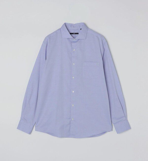SHIPS「SHIPS:〈接触冷感〉 セミワイドカラー アイスコットン ロングスリーブ シャツ」|シャツ・ブラウス|