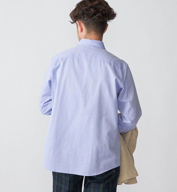 SHIPS「SHIPS:〈接触冷感〉 セミワイドカラー アイスコットン ロングスリーブ シャツ」|シャツ・ブラウス|