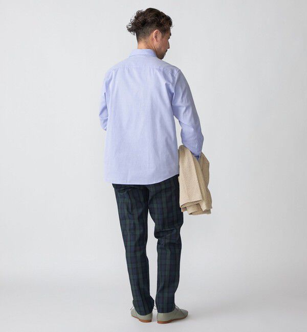 SHIPS「SHIPS:〈接触冷感〉 セミワイドカラー アイスコットン ロングスリーブ シャツ」|シャツ・ブラウス|