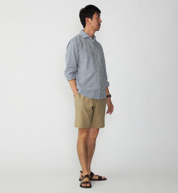 SHIPS「SHIPS:〈接触冷感〉 セミワイドカラー アイスコットン ロングスリーブ シャツ」|シャツ・ブラウス|