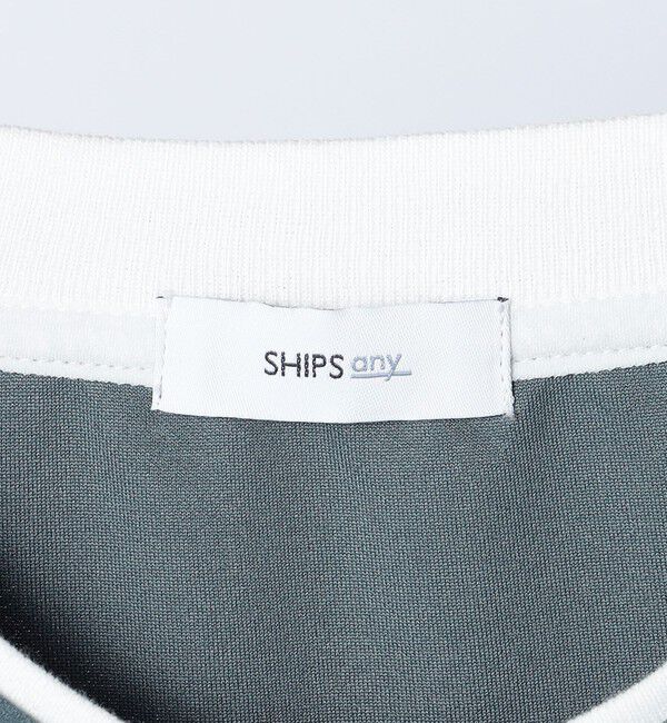SHIPS any「SHIPS any: 〈吸水・速乾・ストレッチ〉 フェイク レイヤード Tシャツ 24SS◇」|Tシャツ・カットソー|