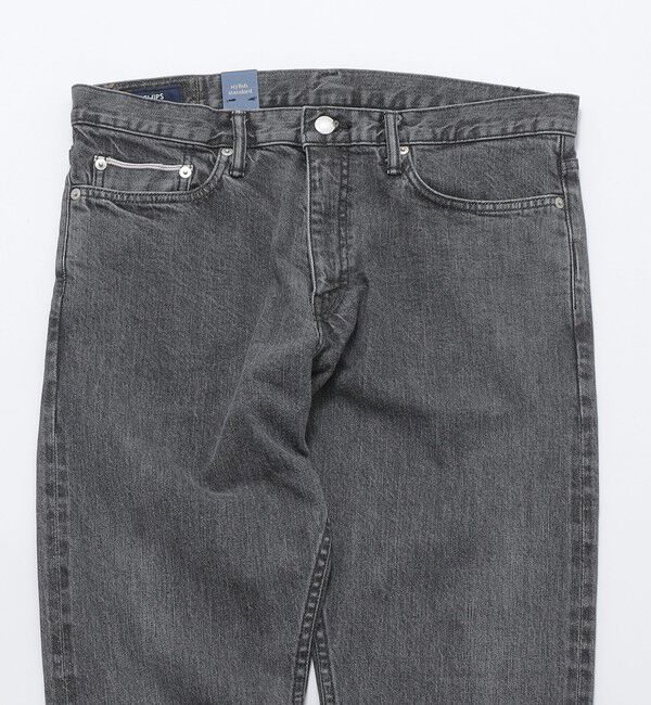 SHIPS「SHIPS: オイカワデニム セルビッチ 5ポケット フェードブラック デニムパンツ」|デニム|