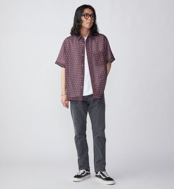 SHIPS「SHIPS: オイカワデニム セルビッチ 5ポケット フェードブラック デニムパンツ」|デニム|