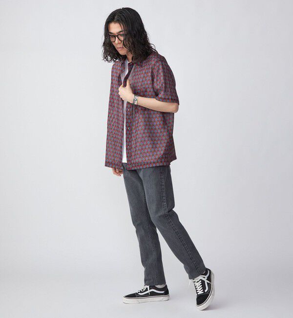 SHIPS「SHIPS: オイカワデニム セルビッチ 5ポケット フェードブラック デニムパンツ」|デニム|