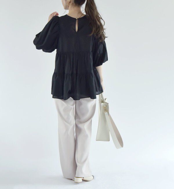 quaranciel「quaranciel:〈洗濯機可能〉イージー フレア パンツ」|その他|