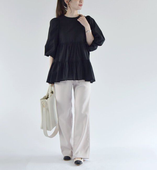 quaranciel「quaranciel:〈洗濯機可能〉イージー フレア パンツ」|その他|