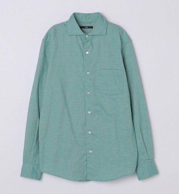 SHIPS「SHIPS: ネル ソリッド セミワイドカラー シャツ」|シャツ・ブラウス|