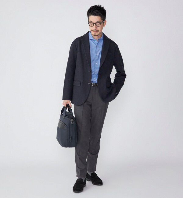 SHIPS「SHIPS: ネル ソリッド セミワイドカラー シャツ」|シャツ・ブラウス|