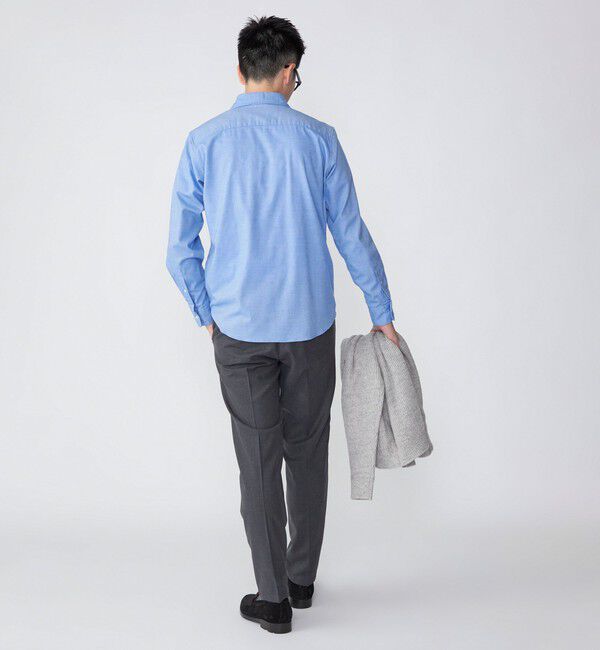 SHIPS「SHIPS: ネル ソリッド セミワイドカラー シャツ」|シャツ・ブラウス|