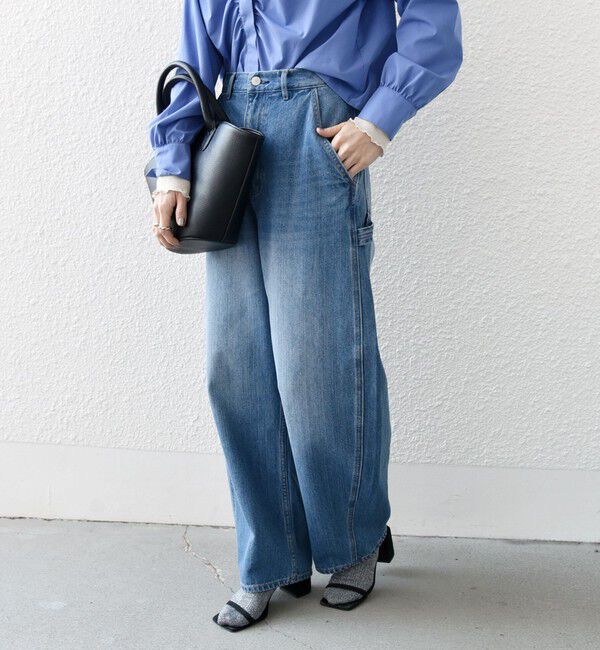 SHIPS any「SHIPS any:〈洗濯機可能〉コクーンペインター デニムパンツ［SHIPS any DENIM］」|デニム|