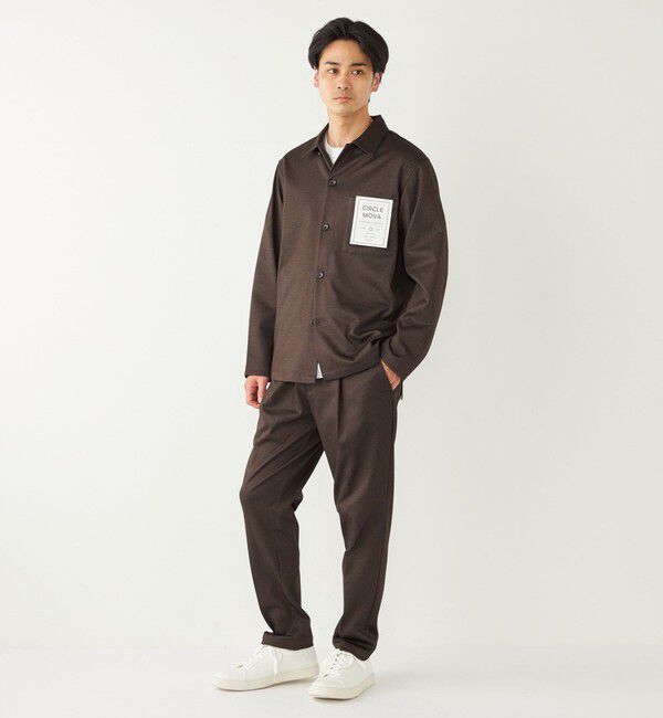 SHIPS Colors 「SHIPS Colors:〈洗濯機可能〉サークルムーバー プリント ボックス シャツ」|シャツ・ブラウス|