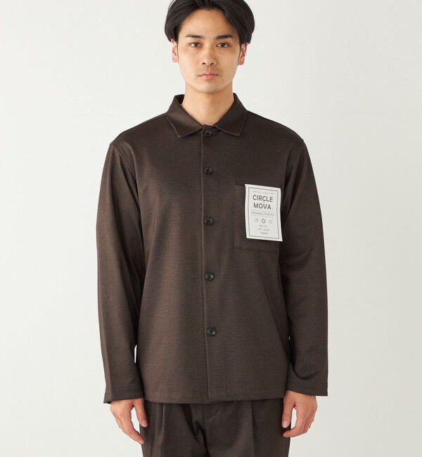 SHIPS Colors 「SHIPS Colors:〈洗濯機可能〉サークルムーバー プリント ボックス シャツ」|シャツ・ブラウス|