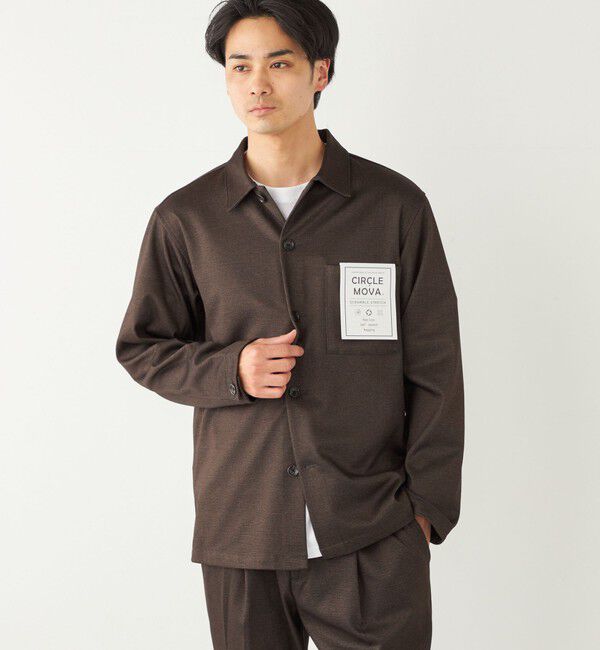 SHIPS Colors 「SHIPS Colors:〈洗濯機可能〉サークルムーバー プリント ボックス シャツ」|シャツ・ブラウス|