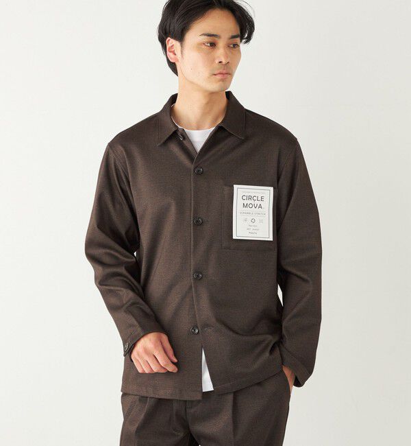 SHIPS Colors 「SHIPS Colors:〈洗濯機可能〉サークルムーバー プリント ボックス シャツ」|シャツ・ブラウス|