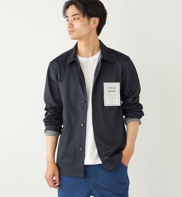 SHIPS Colors 「SHIPS Colors:〈洗濯機可能〉サークルムーバー プリント ボックス シャツ」|シャツ・ブラウス|