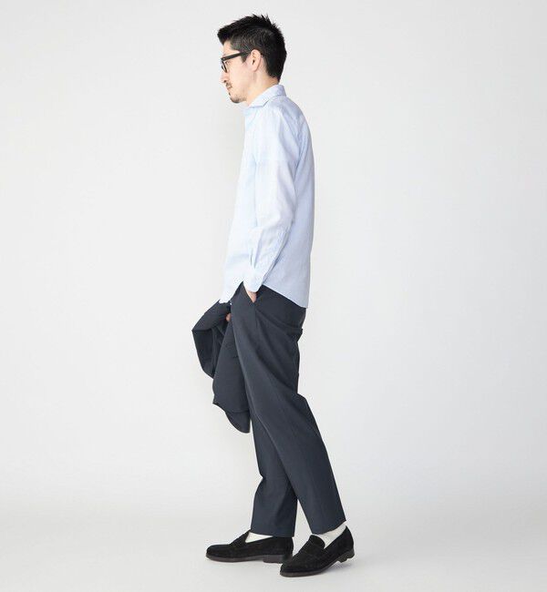 SHIPS「SHIPS: 〈接触冷感〉セミワイドカラー アイスコットン カラミ ロングスリーブ シャツ」|シャツ・ブラウス|