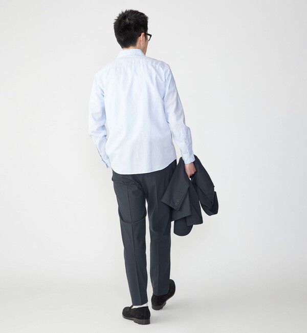 SHIPS「SHIPS: 〈接触冷感〉セミワイドカラー アイスコットン カラミ ロングスリーブ シャツ」|シャツ・ブラウス|