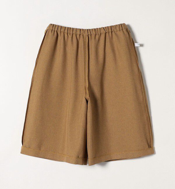 SHIPS any「SHIPS any:〈洗濯機可能〉リネンライク ブラウス &times; キュロットパンツ セットアップ」|キュロット|