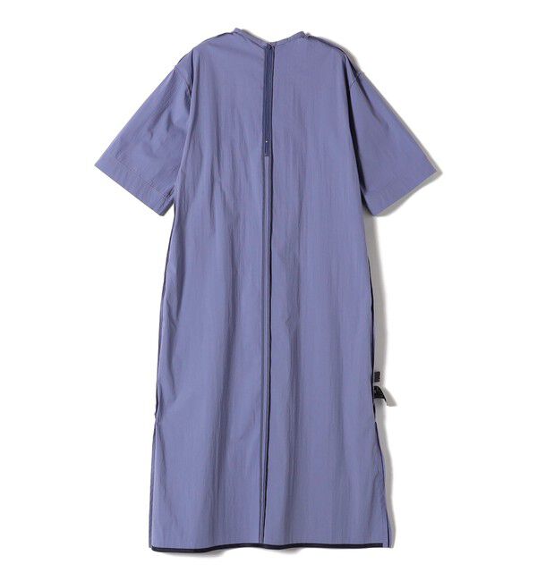 SHIPS for women「SHIPS Primary Navy Label:〈洗濯機可能〉コットン ナイロン ブルー ワンピース」|ワンピース|