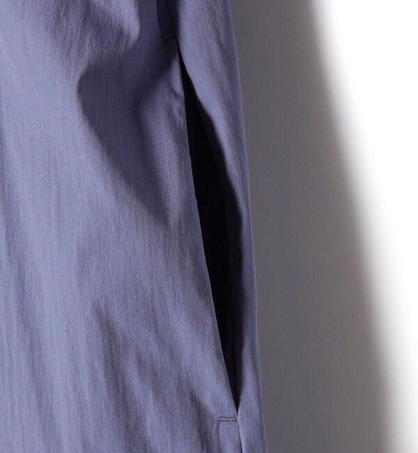 SHIPS for women「SHIPS Primary Navy Label:〈洗濯機可能〉コットン ナイロン ブルー ワンピース」|ワンピース|