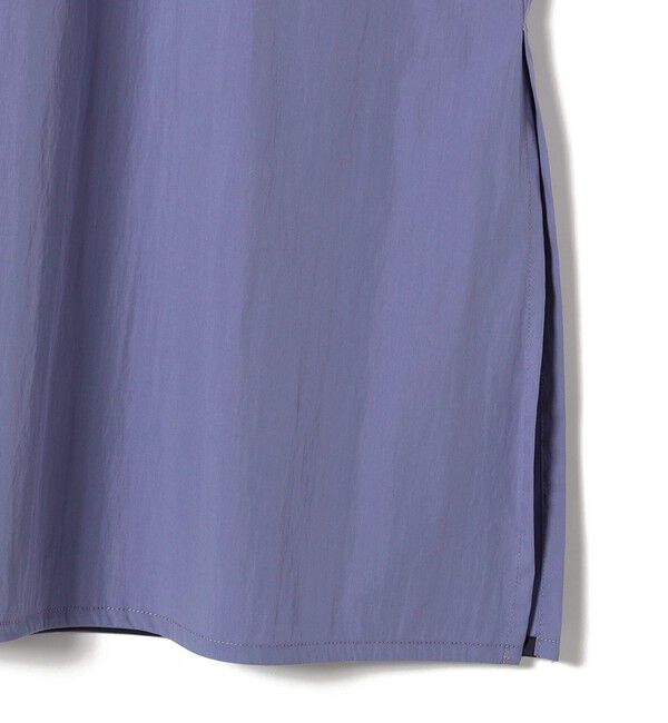 SHIPS for women「SHIPS Primary Navy Label:〈洗濯機可能〉コットン ナイロン ブルー ワンピース」|ワンピース|