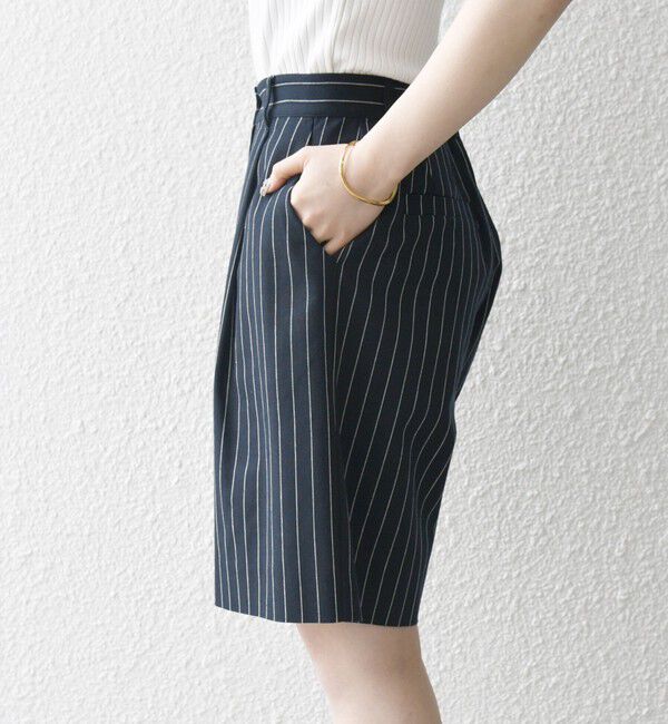 SHIPS any「SHIPS any:〈洗濯機可能〉リネン ミックス ショート パンツ」|その他|