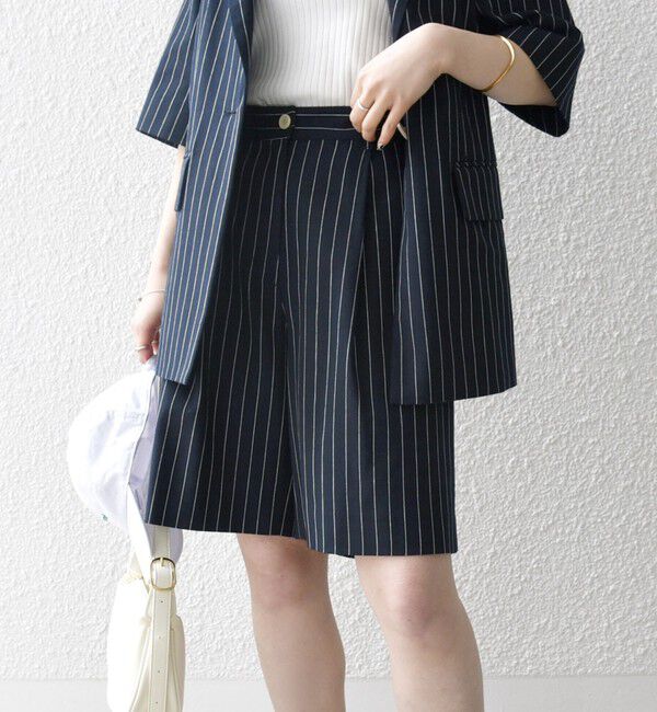 SHIPS any「SHIPS any:〈洗濯機可能〉リネン ミックス ショート パンツ」|その他|