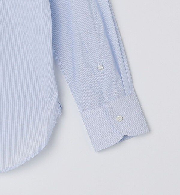 SHIPS「GUY ROVER: ヘアラインストライプ ワイドカラー シャツ」|シャツ・ブラウス|