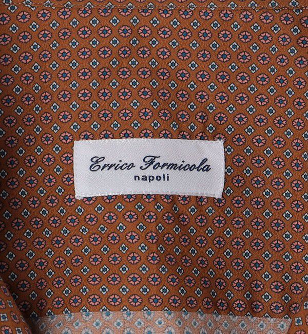 SHIPS「【SHIPS別注】Errico Formicola:  小紋柄プリント オープンカラー シャツ 」|シャツ・ブラウス|