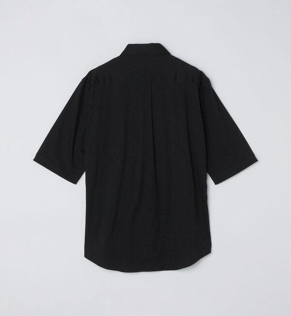 SHIPS「【WEB限定】SHIPS: ワンポイント ロゴ ジャージー ボタンダウン 5スリーブ シャツ」|シャツ・ブラウス|