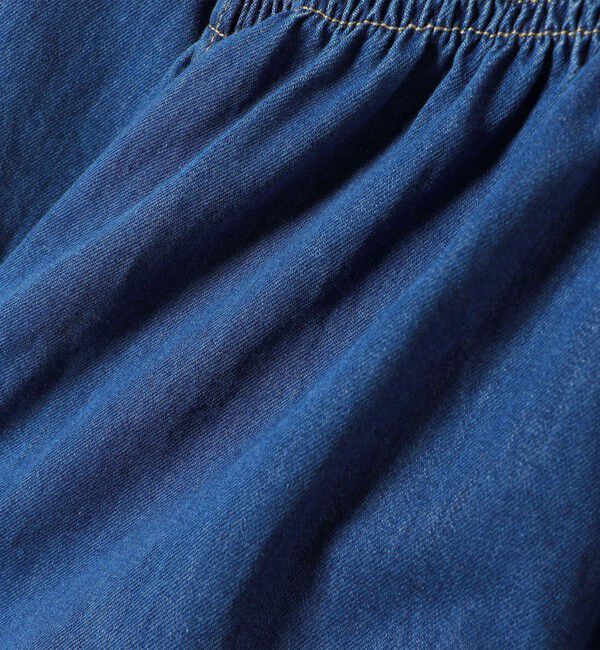 SHIPS any「SHIPS any: シャーリング デニム ポケット ワンピース ［SHIPS any DENIM］」|ワンピース|