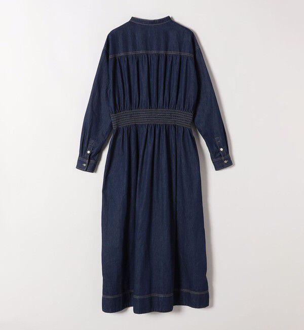 SHIPS any「SHIPS any: シャーリング デニム ポケット ワンピース ［SHIPS any DENIM］」|ワンピース|
