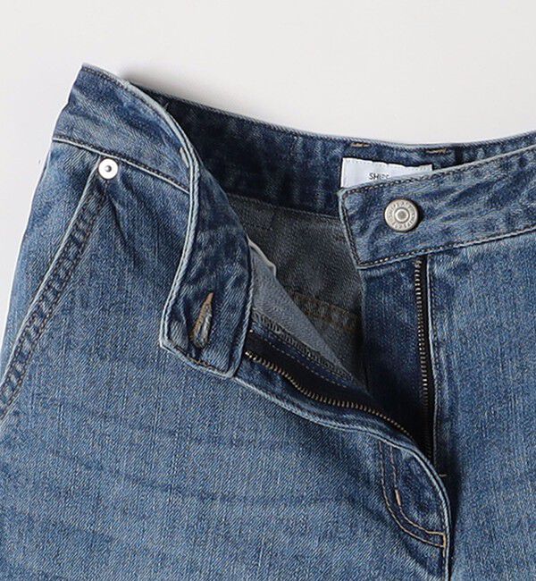 SHIPS any「SHIPS any: ワイド ロールアップ デニム パンツ［SHIPS any DENIM］」|デニム|