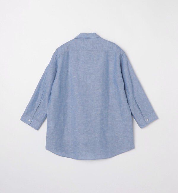 SHIPS「SHIPS: Herdmans コットン/リネン 7スリーブシャツ」|シャツ・ブラウス|