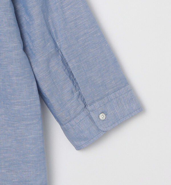 SHIPS「SHIPS: Herdmans コットン/リネン 7スリーブシャツ」|シャツ・ブラウス|