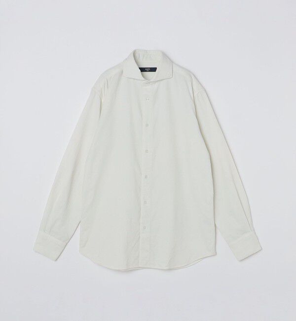SHIPS Colors 「SHIPS Colors:〈洗濯機可能〉コーデュロイ ワイドカラー シャツ」|シャツ・ブラウス|オフホワイト