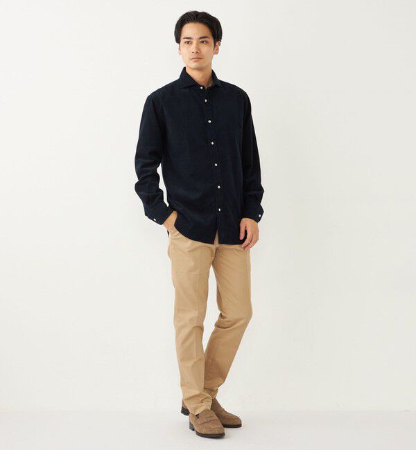 SHIPS Colors 「SHIPS Colors:〈洗濯機可能〉コーデュロイ ワイドカラー シャツ」|シャツ・ブラウス|