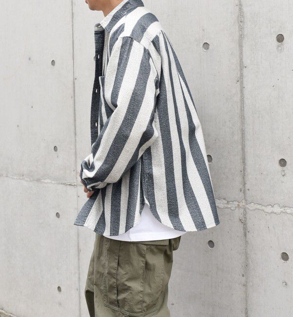 SHIPS any「【SHIPS any別注】sports wear: オーバーサイズ フランネル パターン プリント シャツ◇」|シャツ・ブラウス|