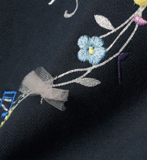 SHIPS KIDS「SHIPS KIDS:80～90cm / ミュージック フラワー スウェット」|スウェット・ジャージ|