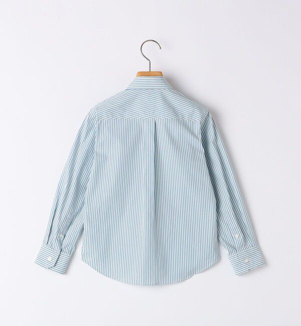 SHIPS KIDS「SHIPS KIDS:140～160cm / ストライプ レギュラーカラー シャツ」|シャツ・ブラウス|