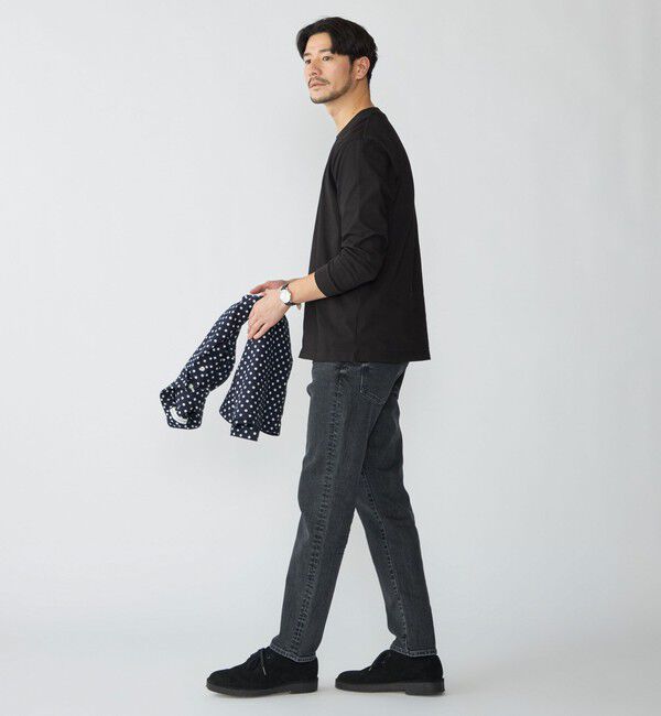 SHIPS「【SHIPS別注】RED CARD TOKYO: RHYTHM クリーンウォッシュ ジャストレングス スリムテーパードデニム」|デニム|