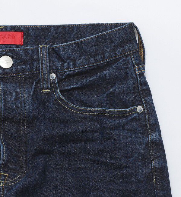SHIPS「【SHIPS別注】RED CARD TOKYO: RHYTHM クリーンウォッシュ ジャストレングス スリムテーパードデニム」|デニム|