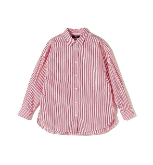 SHIPS Colors 「SHIPS Colors: 〈手洗い可能〉ソリッド オーバー シャツ◇」|シャツ・ブラウス|ピンク