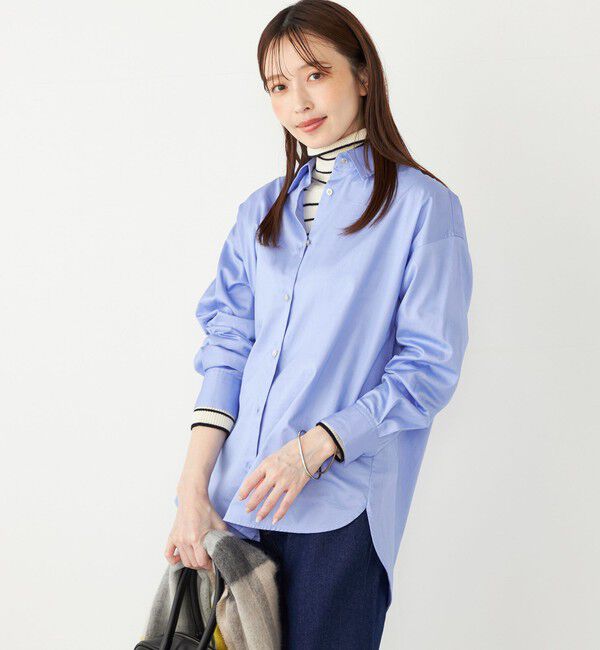 SHIPS Colors 「SHIPS Colors: 〈手洗い可能〉ソリッド オーバー シャツ◇」|シャツ・ブラウス|